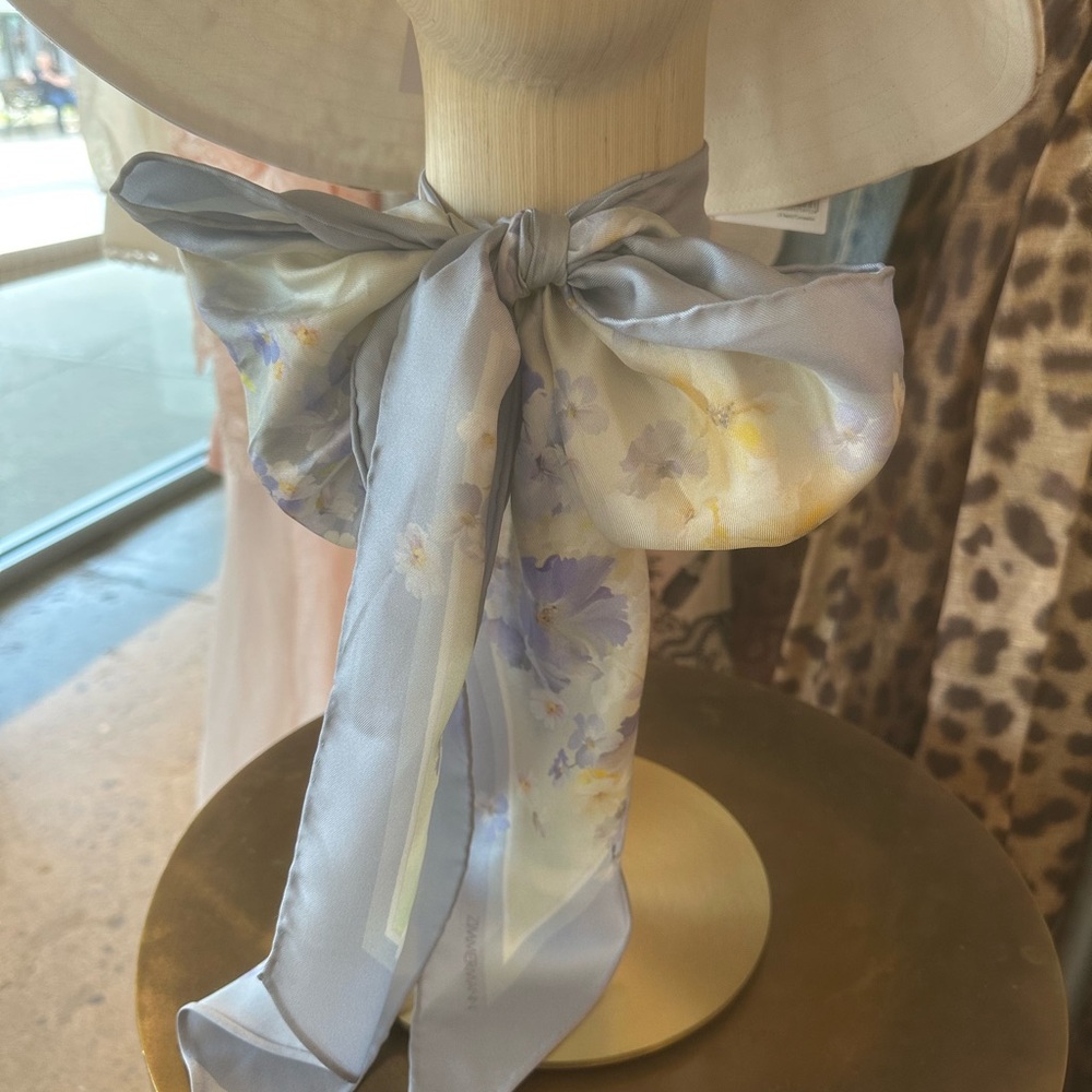 (💄SOLD💄) Zimmermann Pastel Floral Silk Scarf